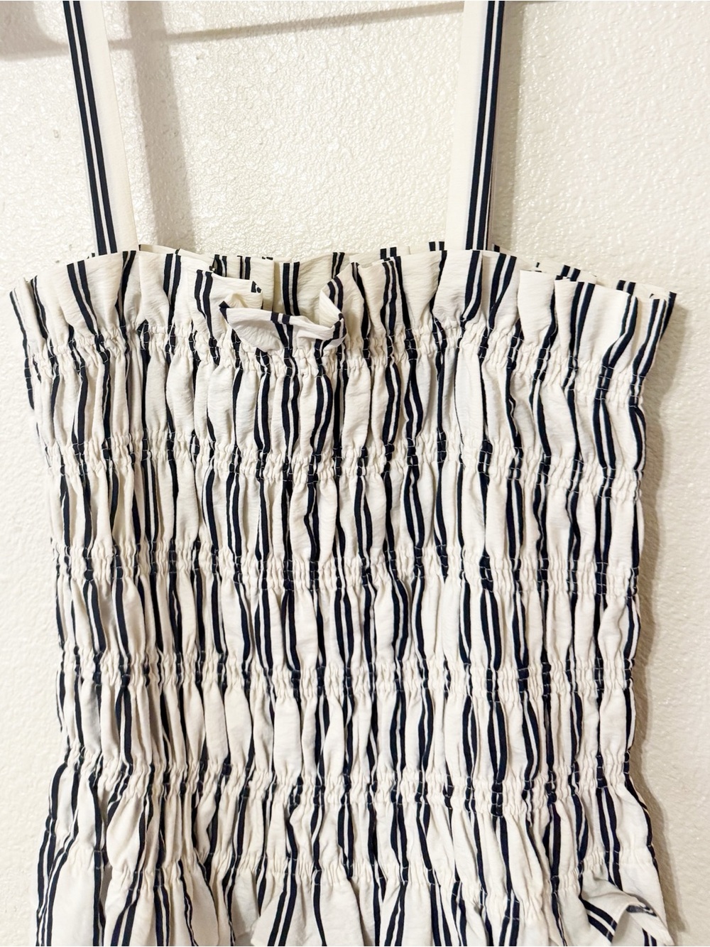 Polo by Ralph Lauren Taylor Swift Engagement Striped Silk-Blend Midi Dress NEW L - Picture 8 of 12